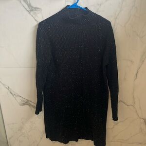 Halogen Black women's sweater dress